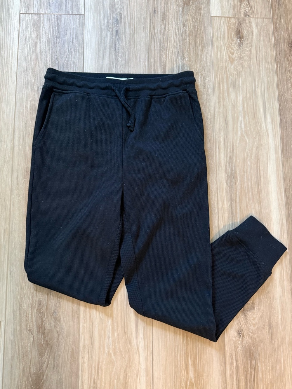 Rachel Parcell black thermal joggers
